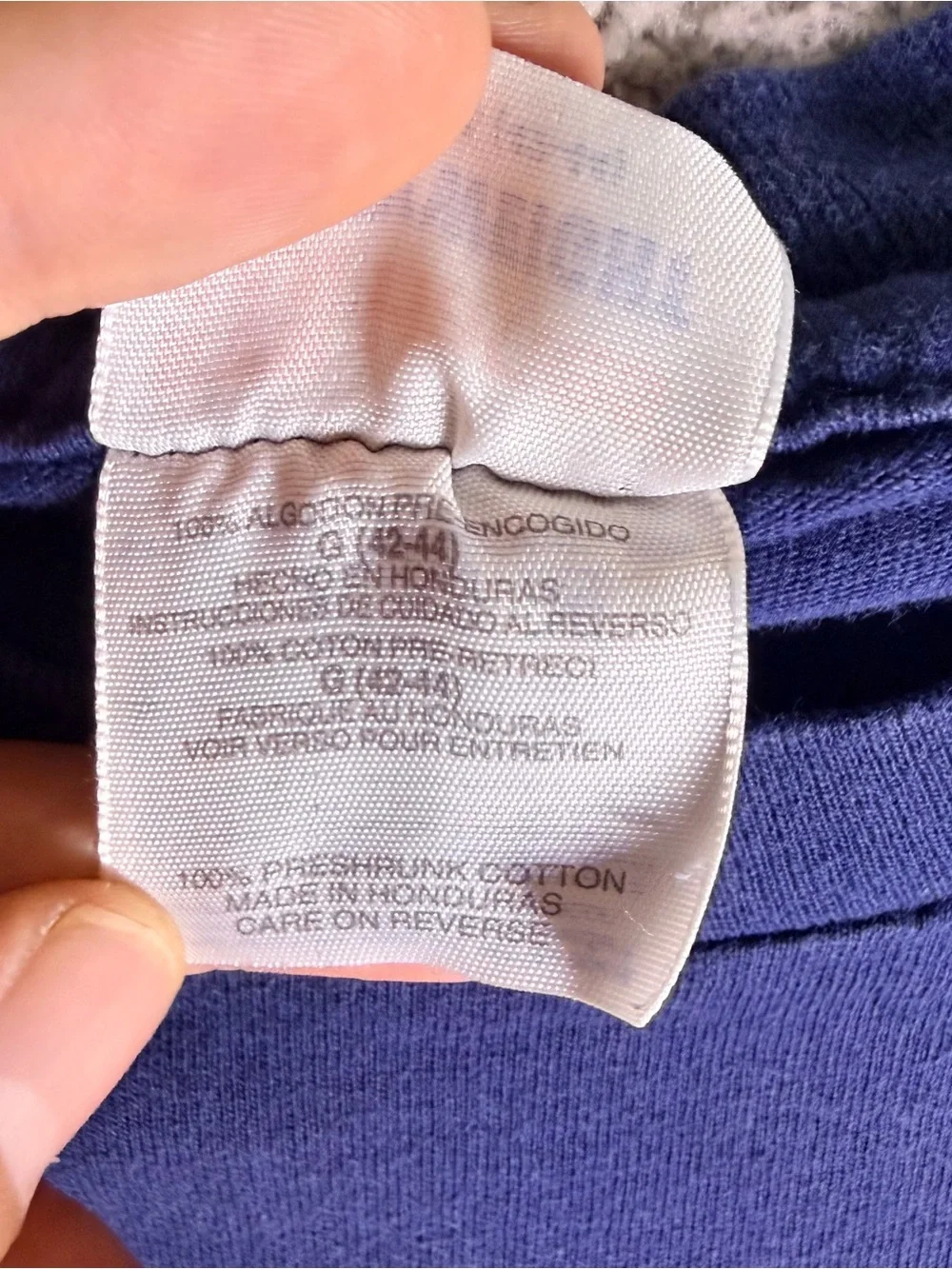 Hanes Heavyweight classic navy